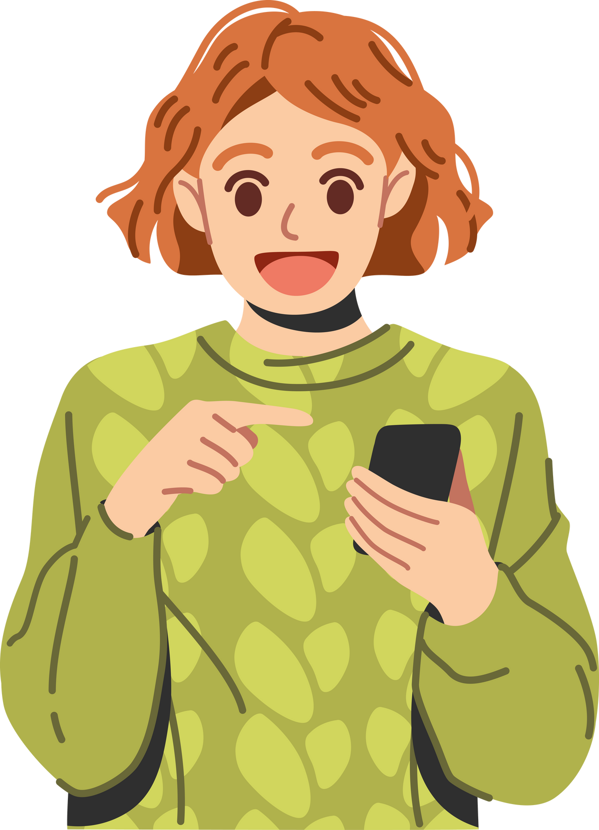 Woman use smartphone